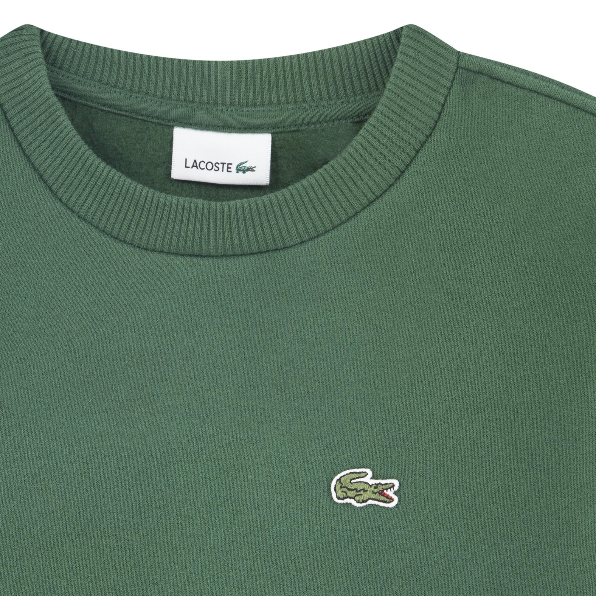Felpa girocollo in tessuto felpato 947029 F9W LACOSTE 