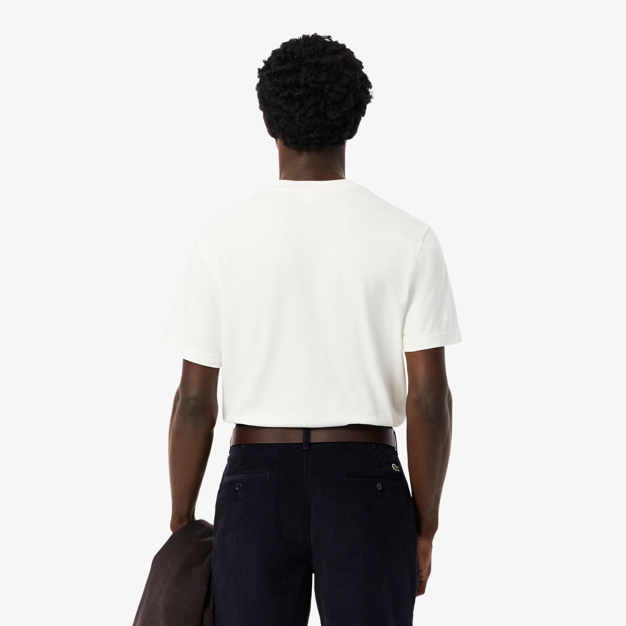 T-shirt in cotone TH7318 001 LACOSTE 