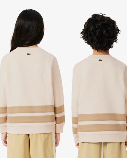Felpa con inserto in mesh SJ8448 7DXA LACOSTE 