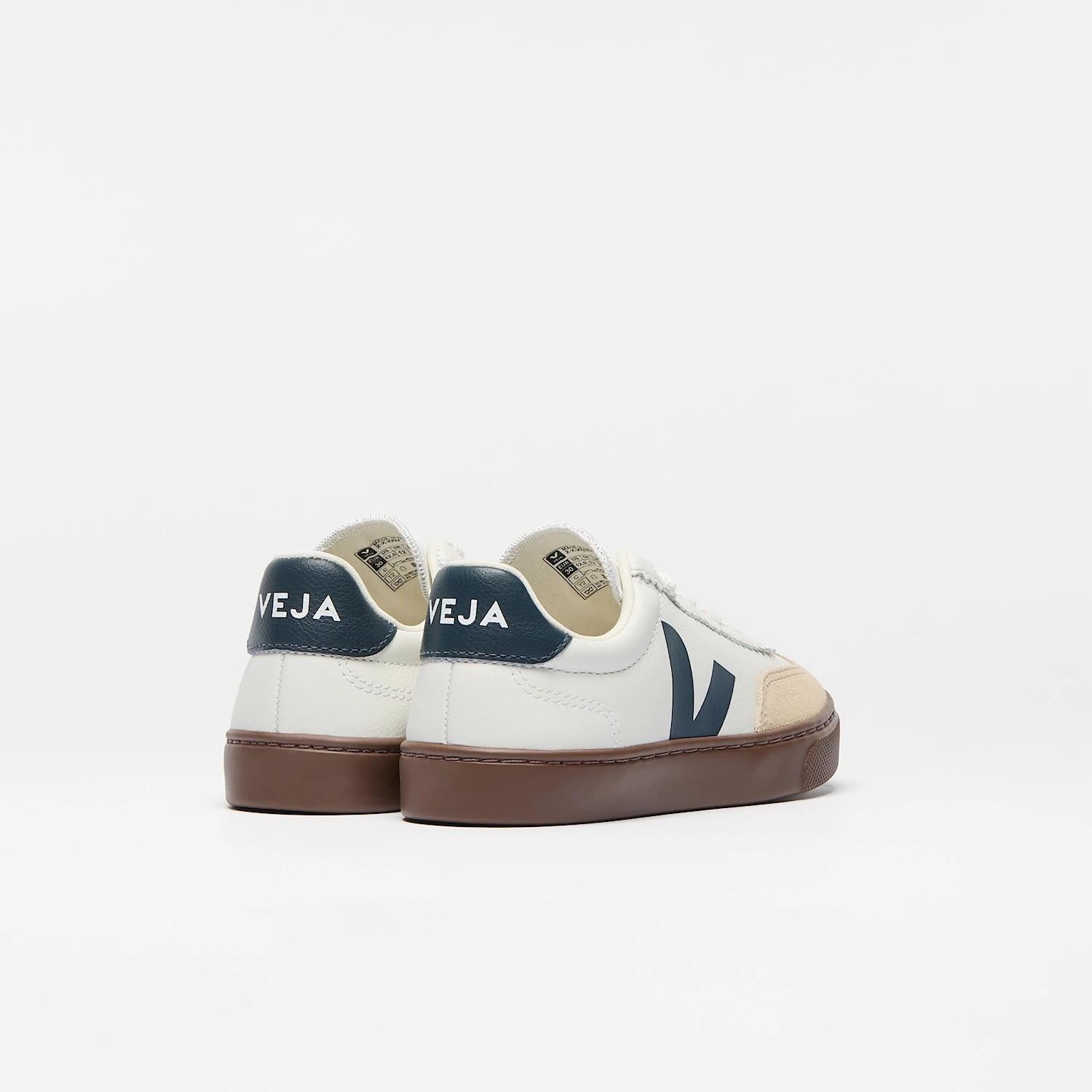 Volley elastic laces leather white nautico bark SY2021 013 VEJA 