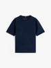 T-shirt in jersey con logo e nastro iconico