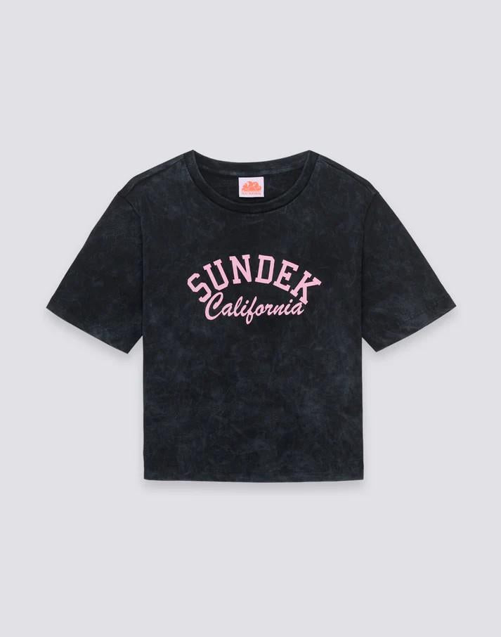 T-shirt cropped W748TEJS000 00401 SUNDEK 