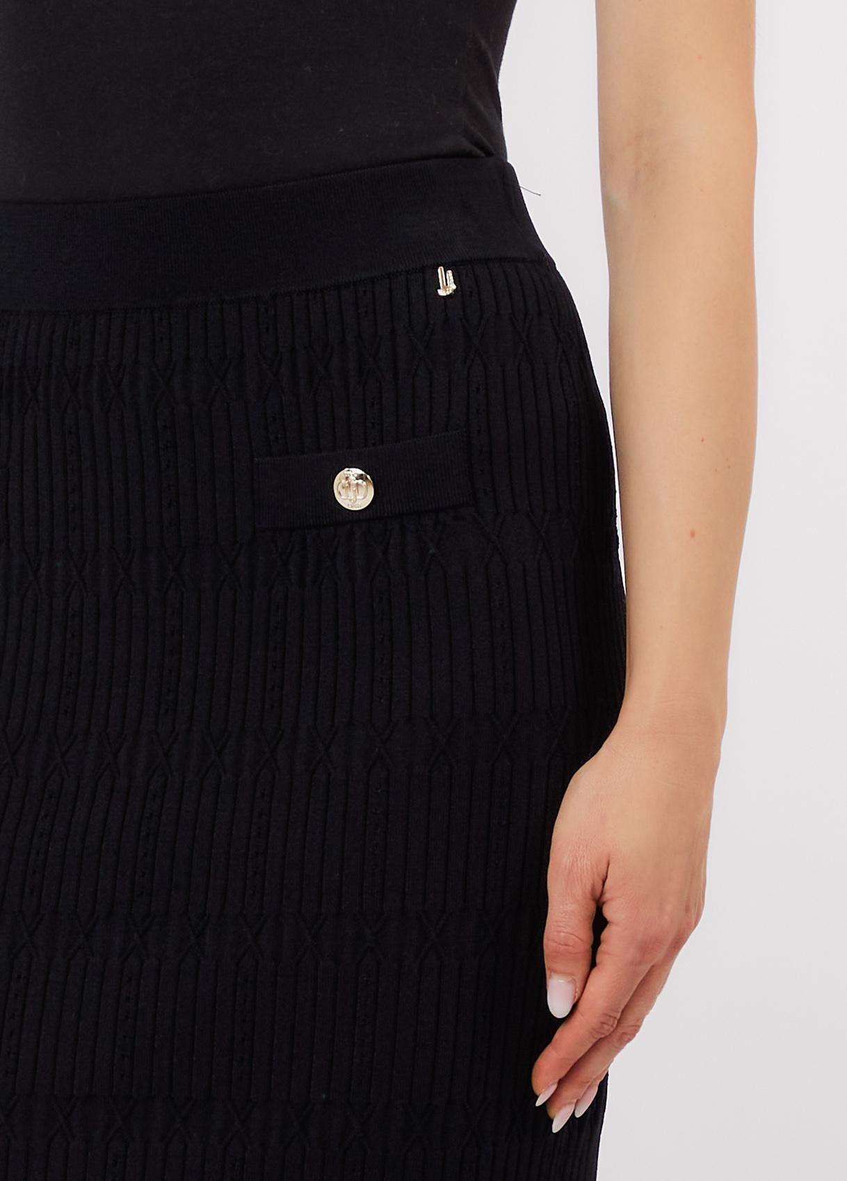 Longuette in maglia CA6218MS55N 22222 LIU JO BLACK 