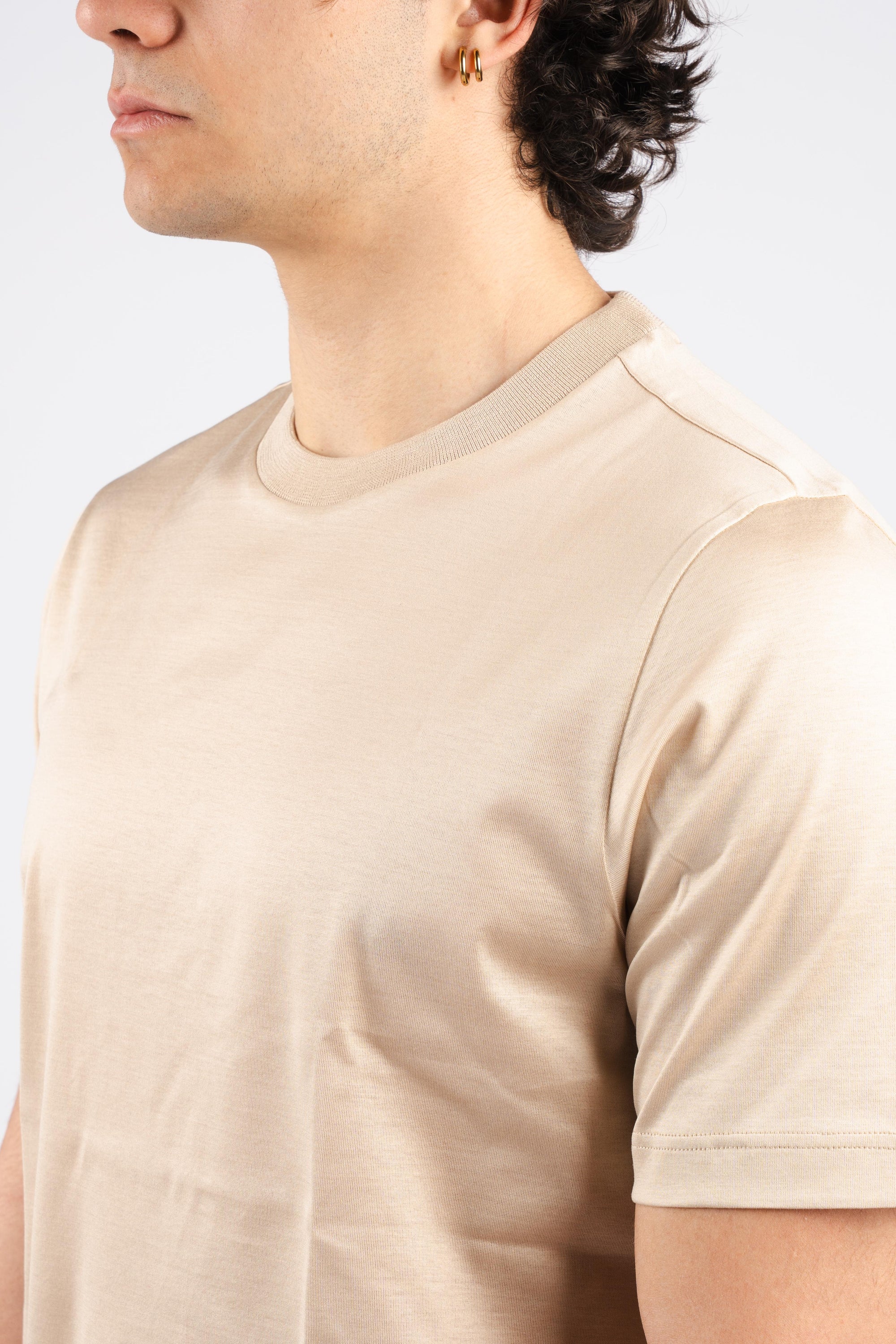T-shirt in cotone mercerizzato 60196/74007 110 GRAN SASSO 