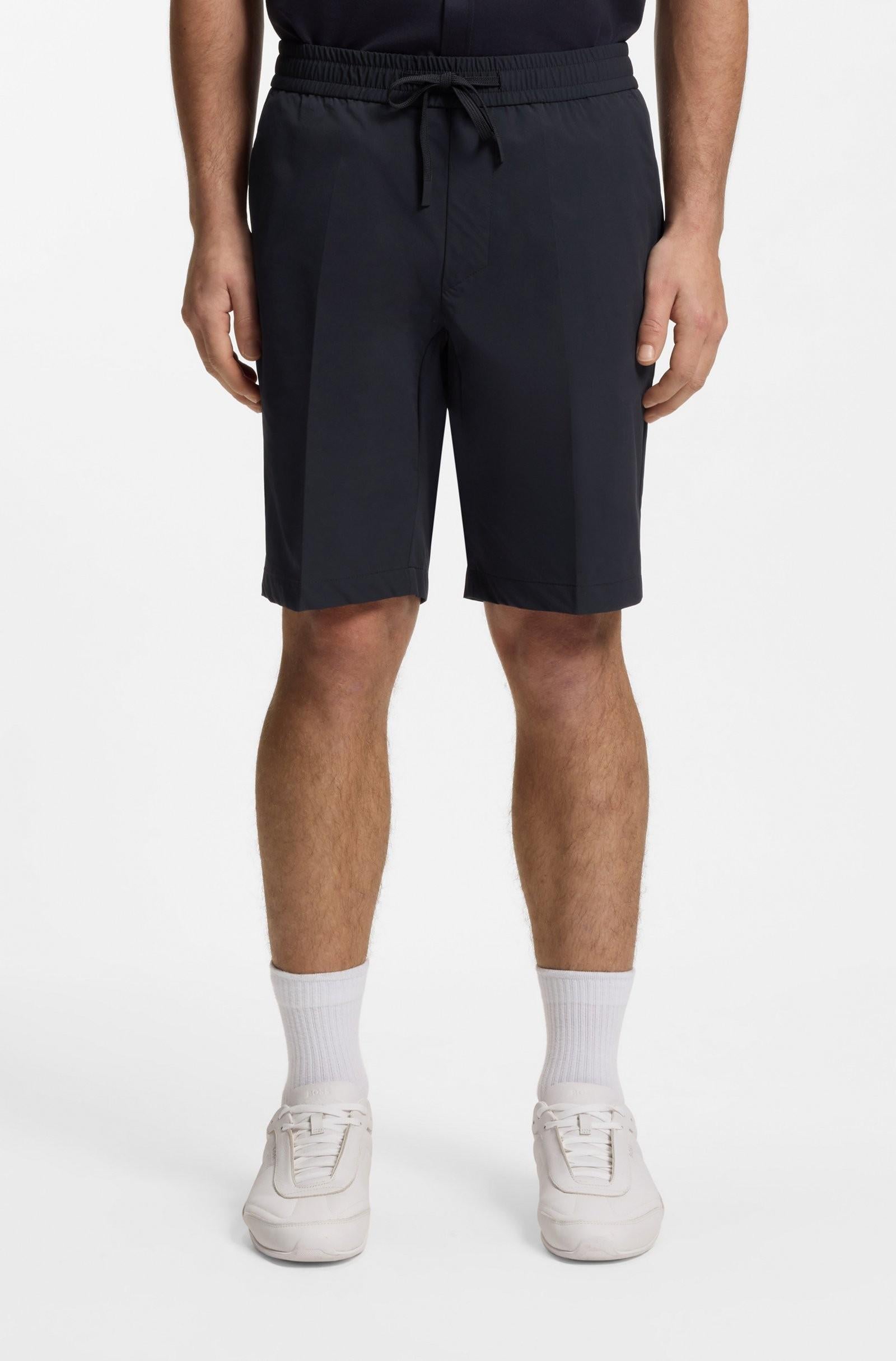 Shorts regular fit idrorepellenti in twill ad asciugatura rapida 50558953 402 BOSS 