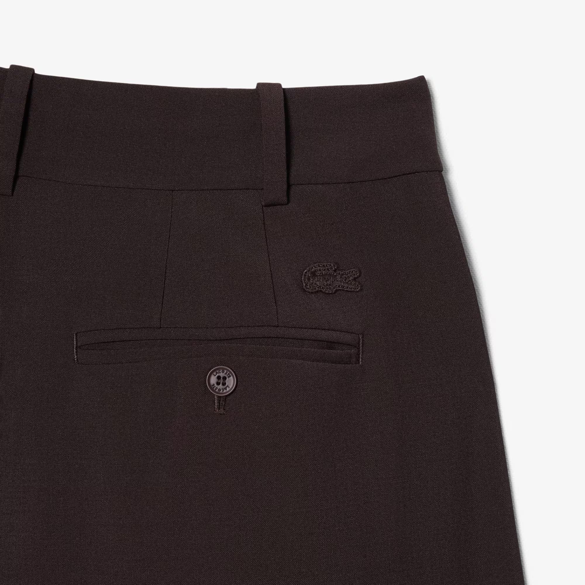 Bermuda plissettati oversize in misto lana FF0243 3LA LACOSTE 