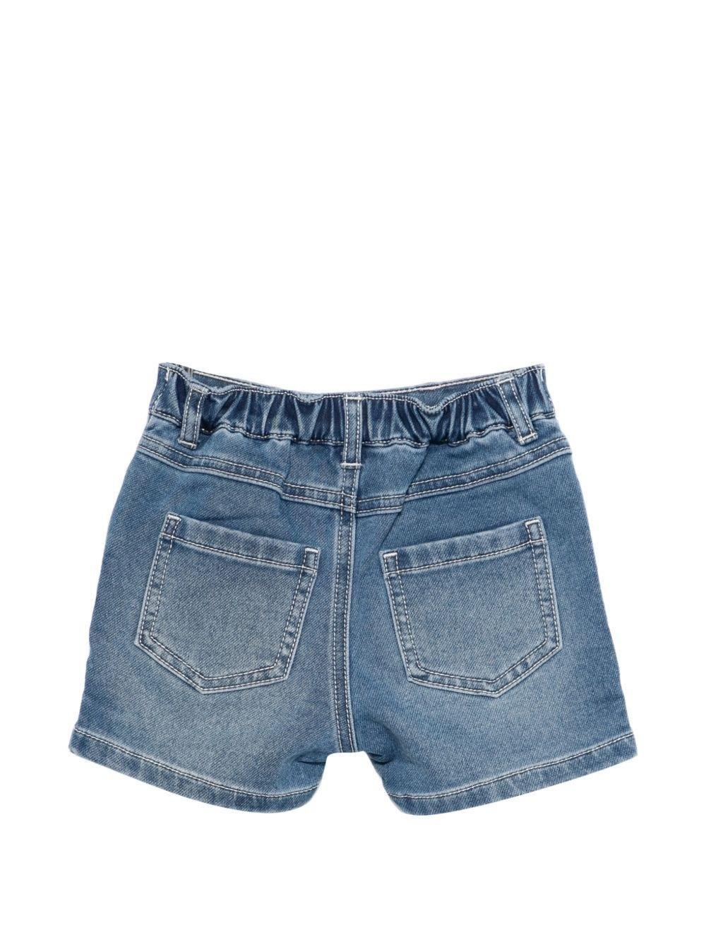 Shorts per neonato  con applicazione orso MUQ01PLDE17 40507 MOSCHINO BABY 