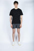 T-shirt con logo stampato nero