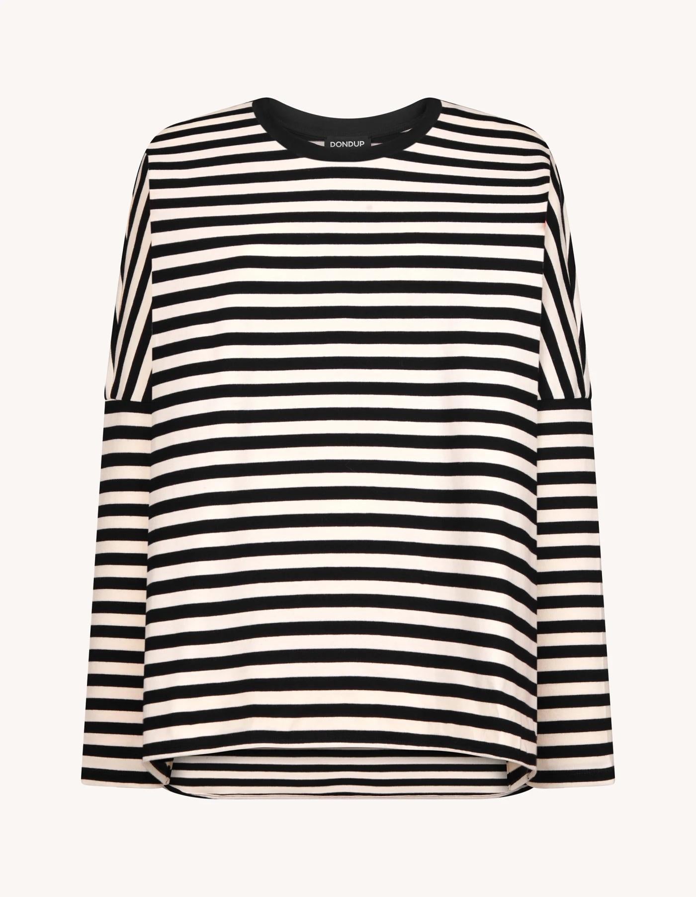 T-shirt girocollo over DS025JF0353DXXX 107 DONDUP 