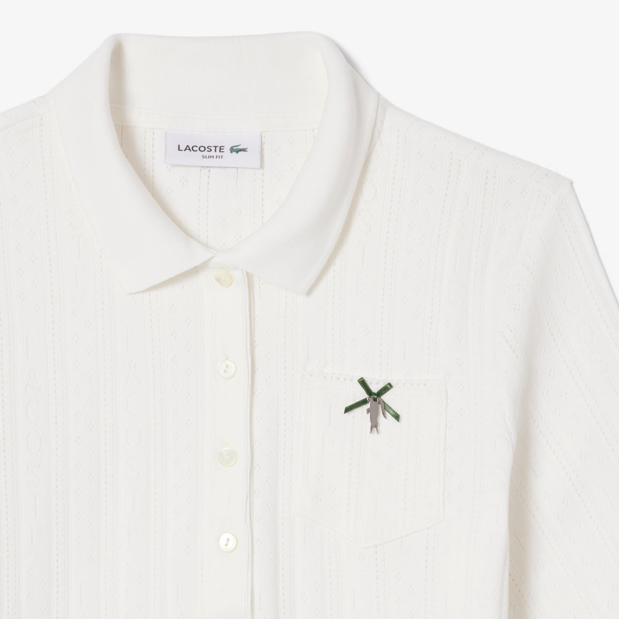 Polo slim fit pointelle brandizzata L.12 DF5296 70V LACOSTE 