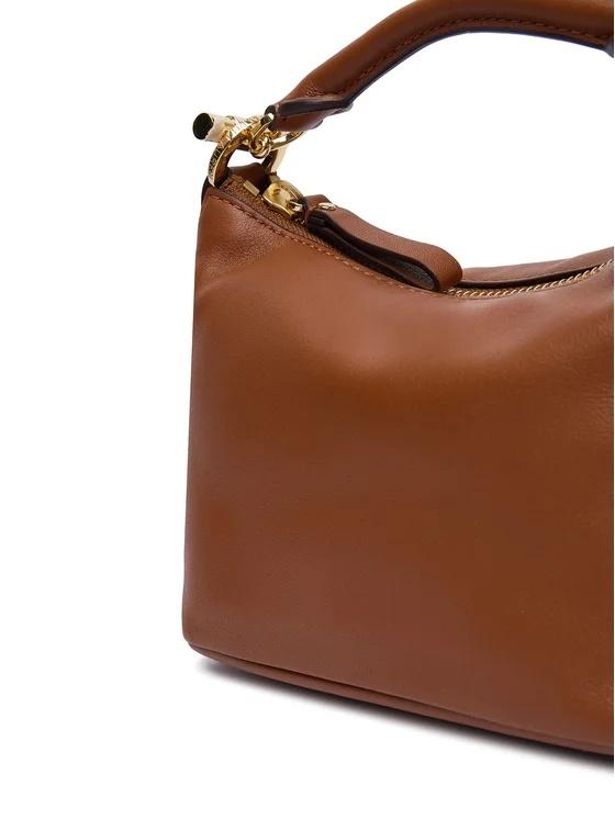 Borsa Blaike mini in cuoio nappa 431P10531 001 LAUREN ACCESSORIES 