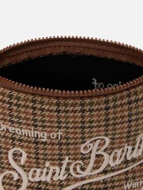 Pochette aline wool pied de poule ALI0022 00188I MC2 SAINT BARTH 