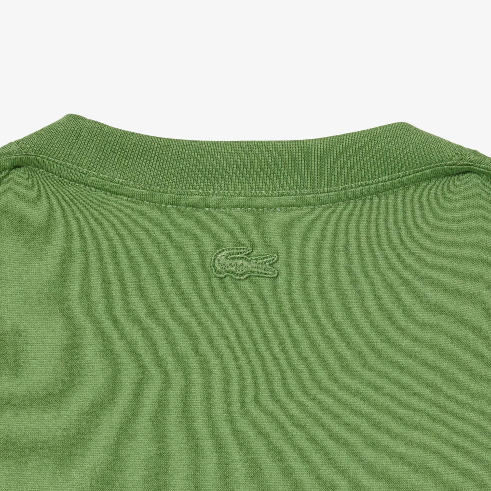 T-shirt in jersey pesante ricamato TH1716 02M LACOSTE 
