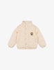 Velvet down jacket