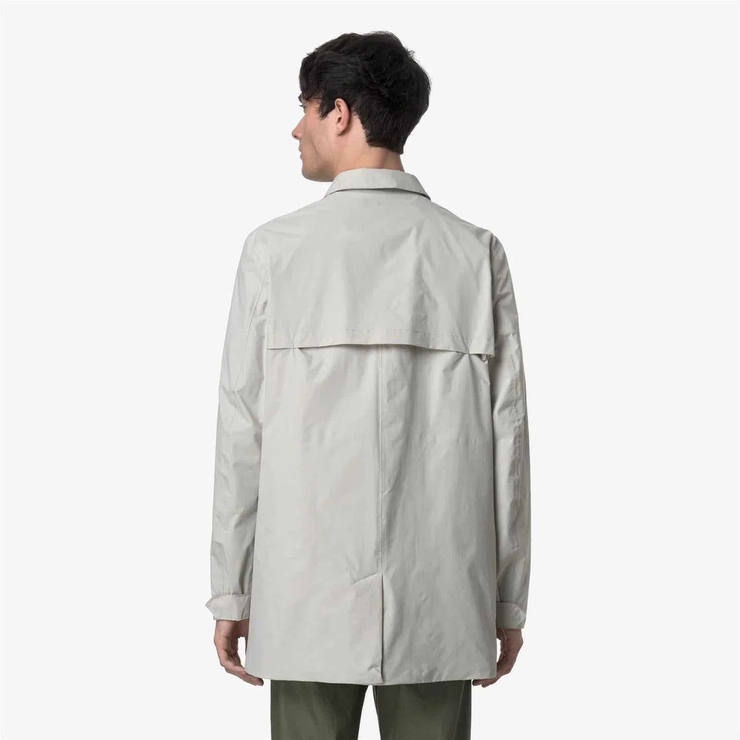 Giacca da città impermeabile da uomo a 3/4 grigio K41322W 634 K-WAY 