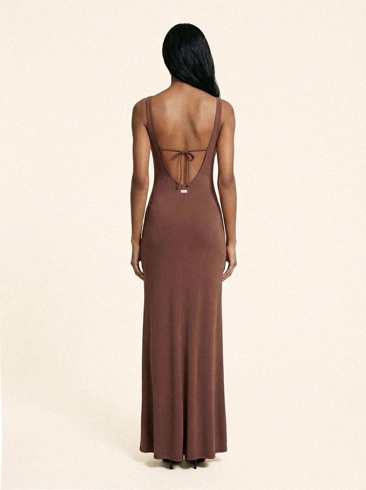 Vestito lungo MF26SW0329 BN ME FUI 