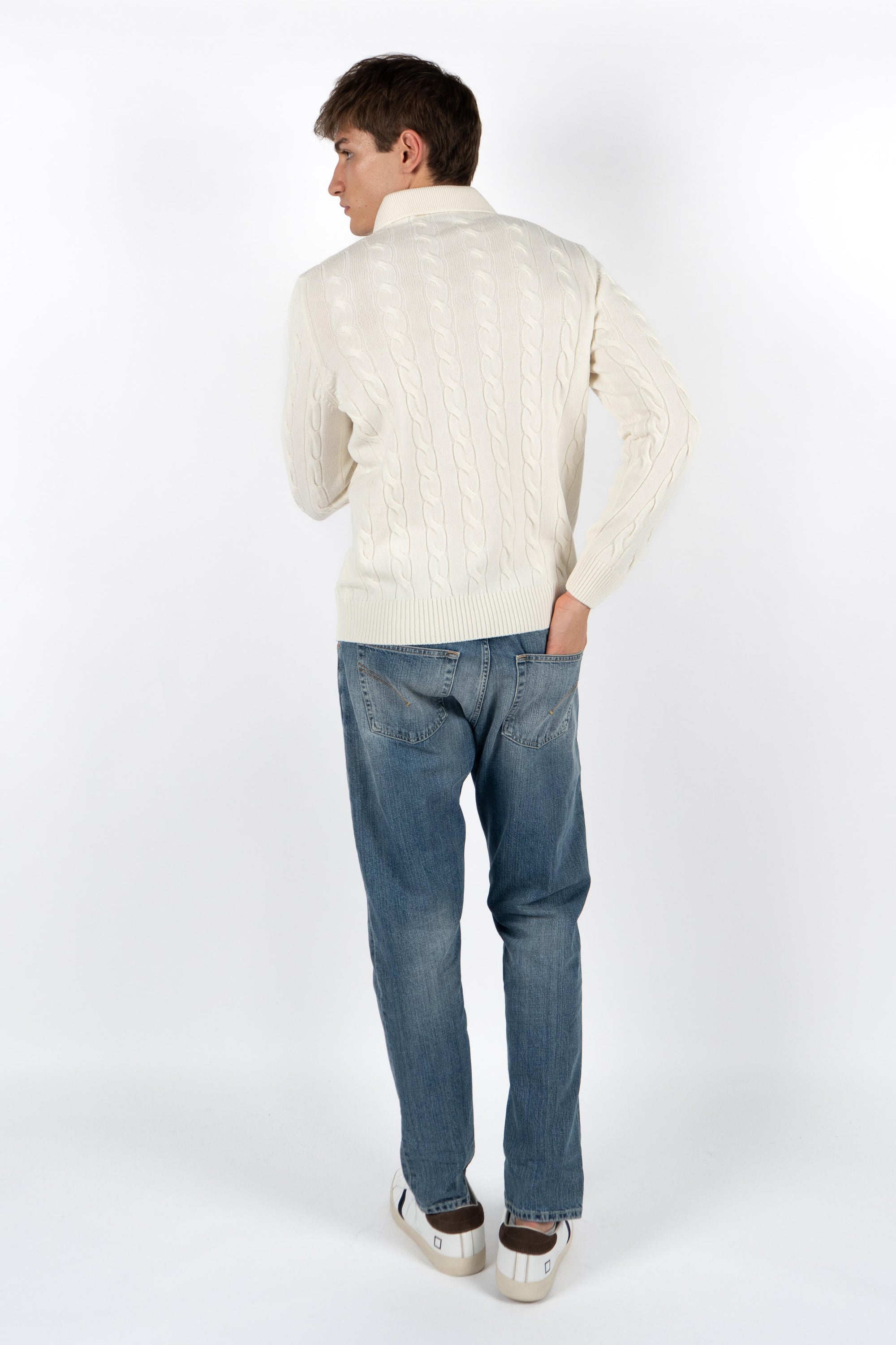 Polo a trecce 23172/19651 001 GRAN SASSO 