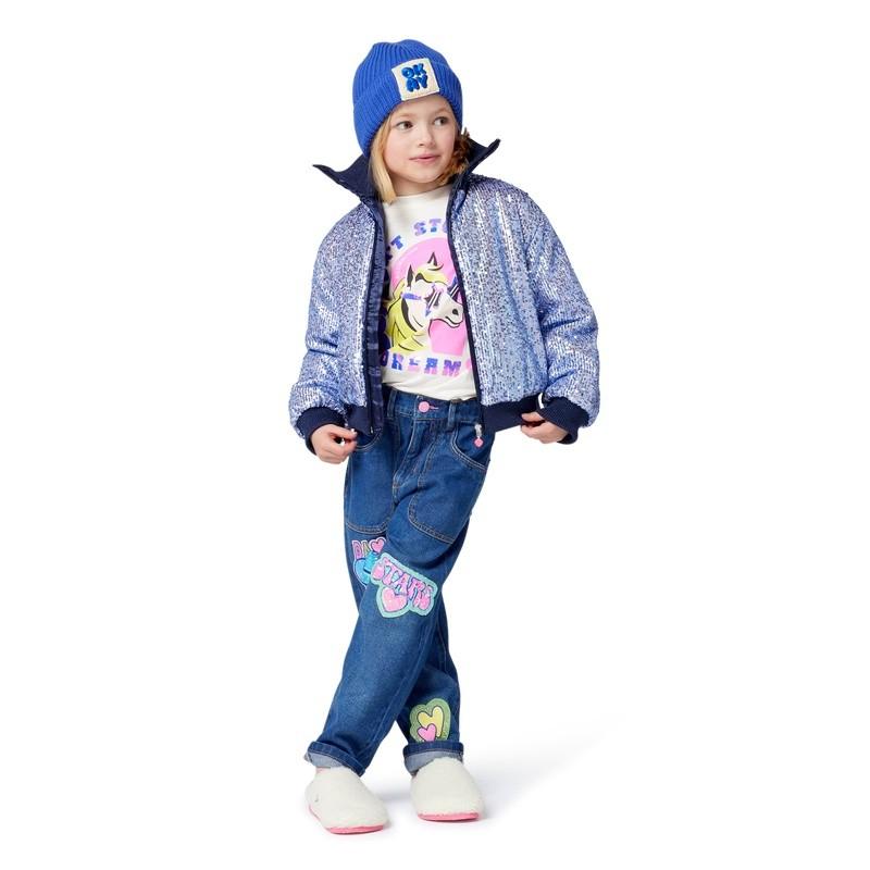 Pantaloni in denim U21327 Z28 BILLIEBLUSH 