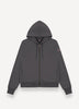Full zip cotton sweatshirt