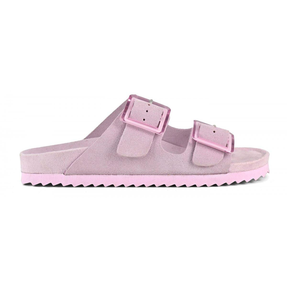 Sandalo monocolore pelle scamosciata HCBIO56 LILS COLORS OF CALIFORNIA 