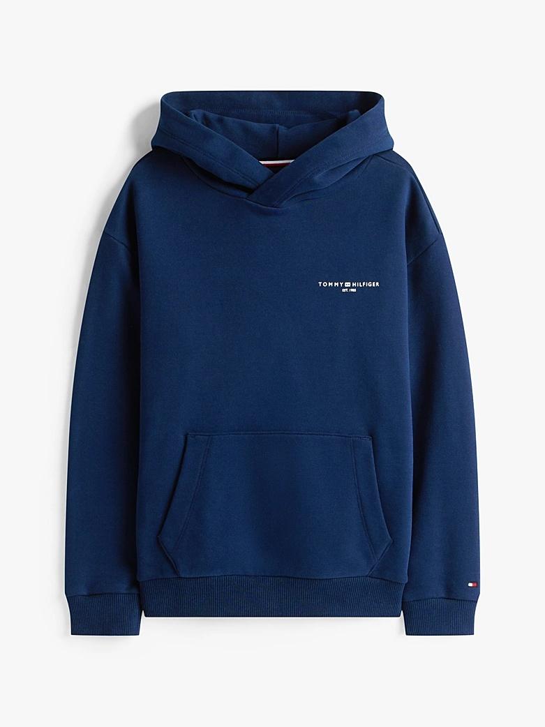 Felpa con cappuccio e nastro iconico THKS0KS00595J C1G TOMMY HILFIGER 