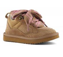 Sneaker in pelle scamosciata con lacci maxi HCYK265 TAN COLORS OF CALIFORNIA 