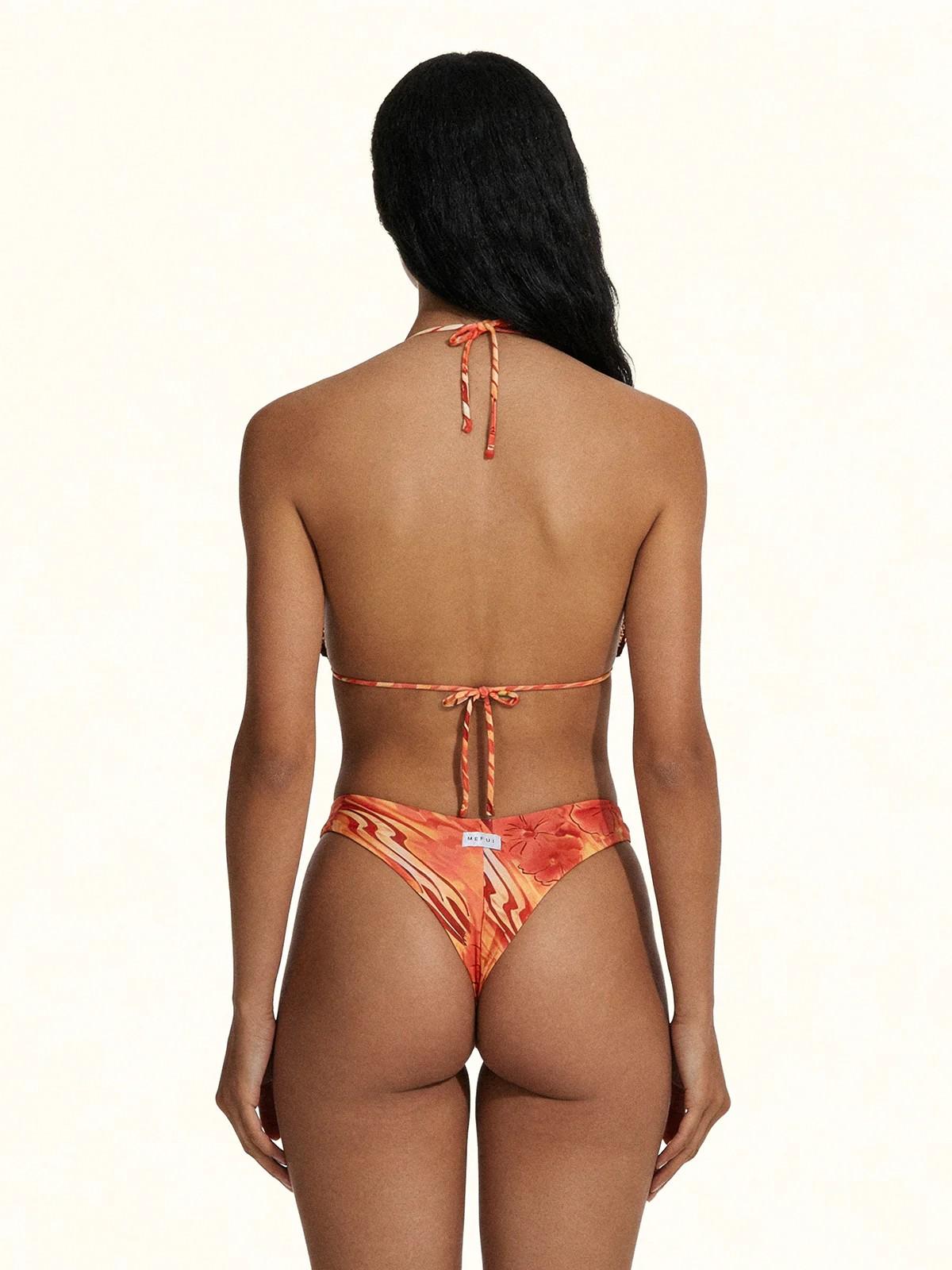 Triangolo in uncinetto e slip in jersey in lycra MF26SW0301X 11 ME FUI 