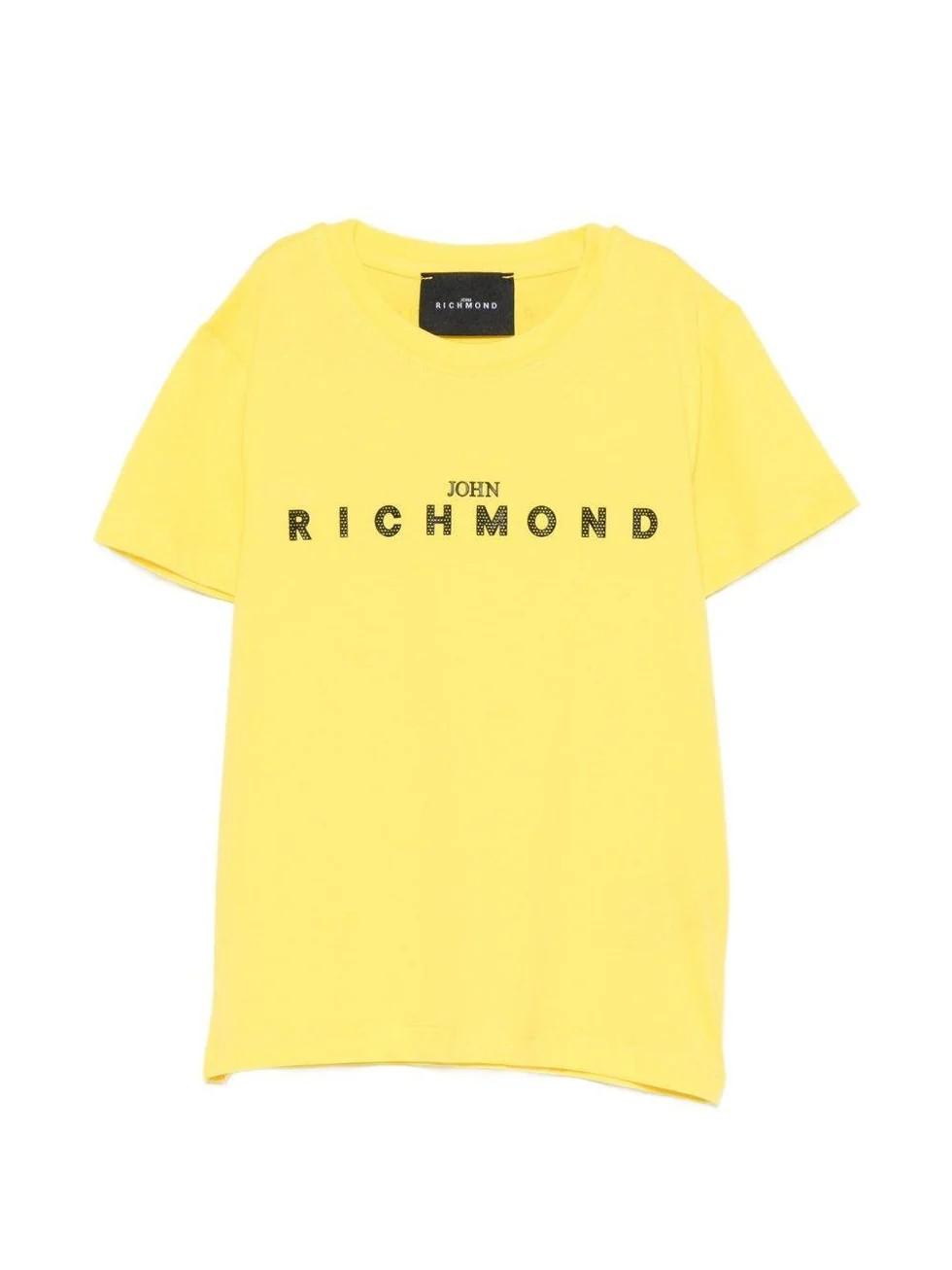 T-shirt con dettaglio logo RBP26008TS YELLOWBUT RICHMOND 