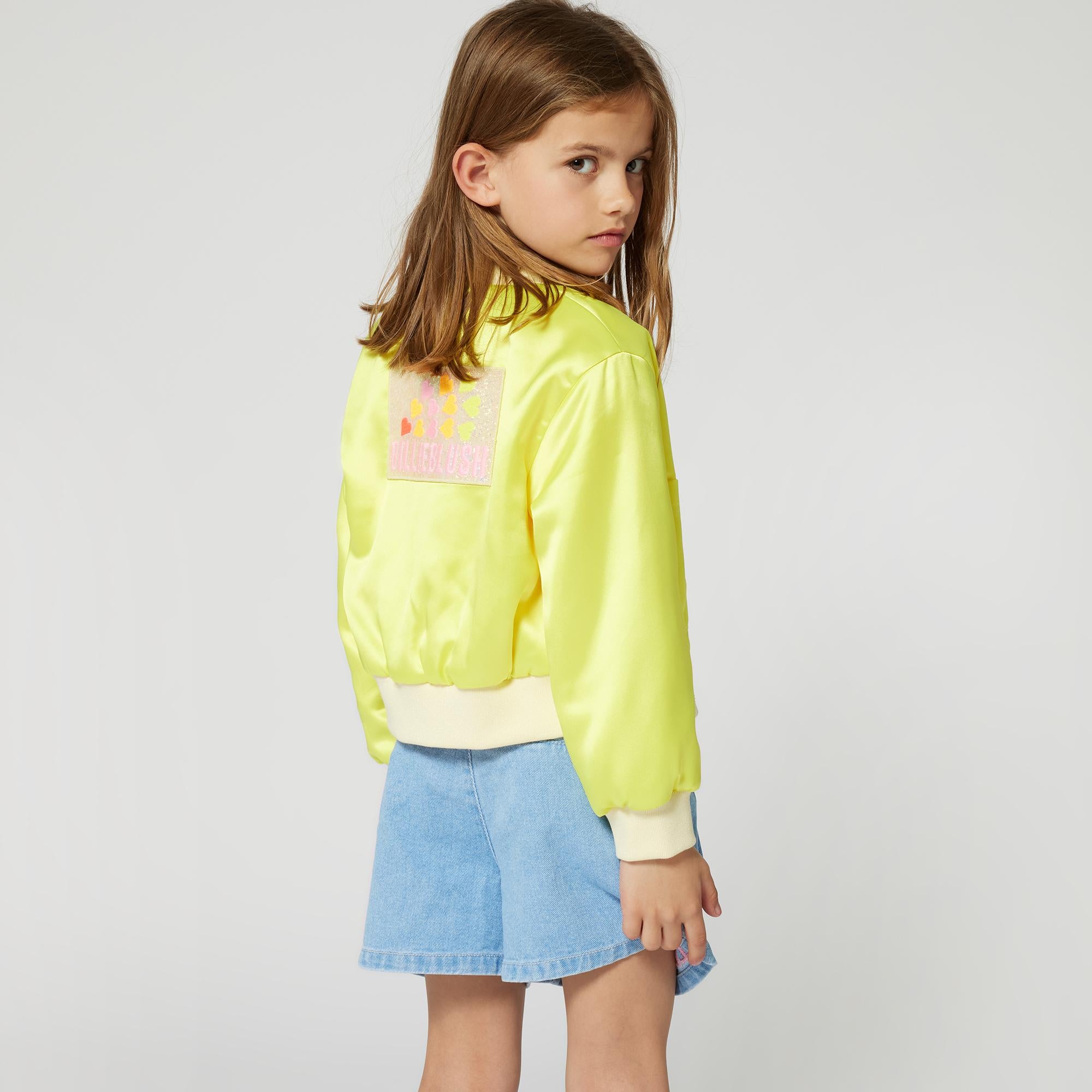 Shorts in denim con paillettes U20890 Z18 BILLIEBLUSH 