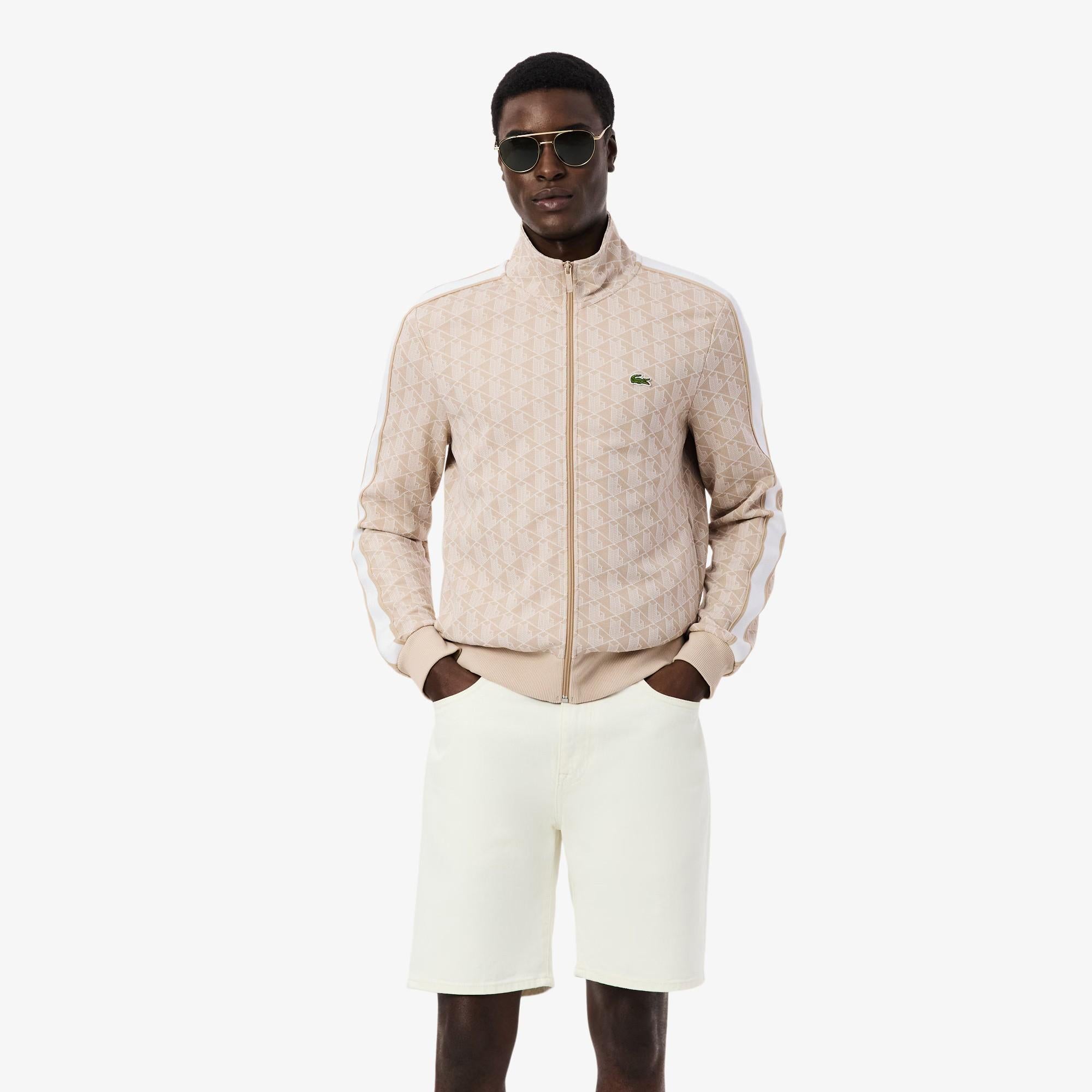 Giacca della tuta in jacquard con zip Paris SH1368 8GI LACOSTE 