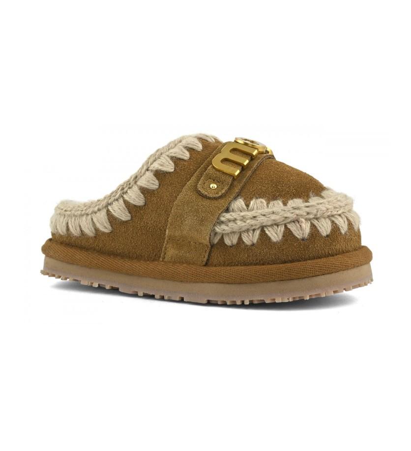 Kids slipper suede MUFK161000A COG MOU 