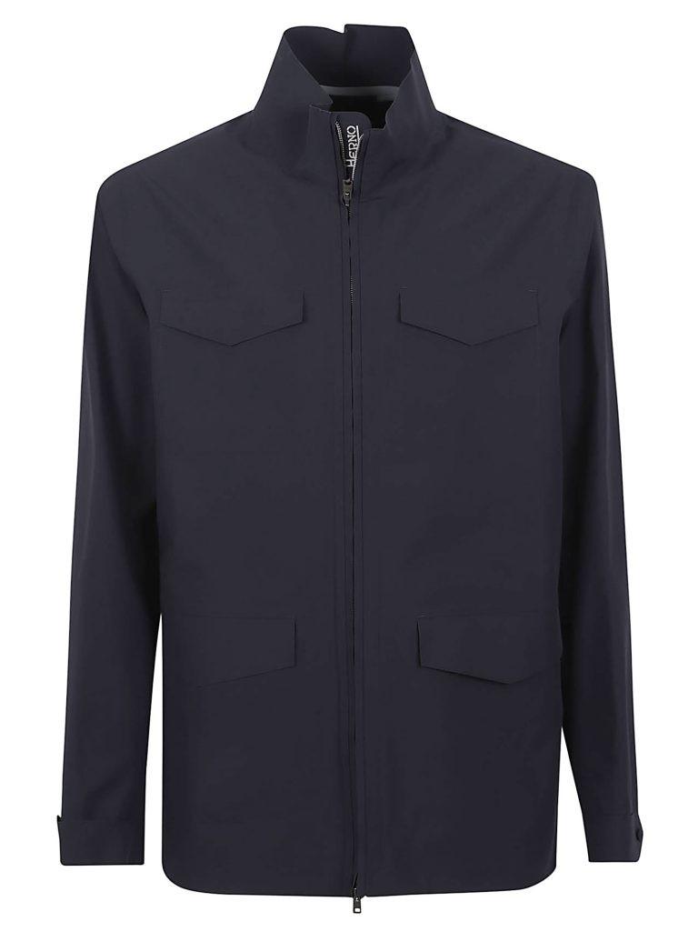 Giubbotto leggero a collo alto navy FI000150U12301SZ 9294 HERNO 