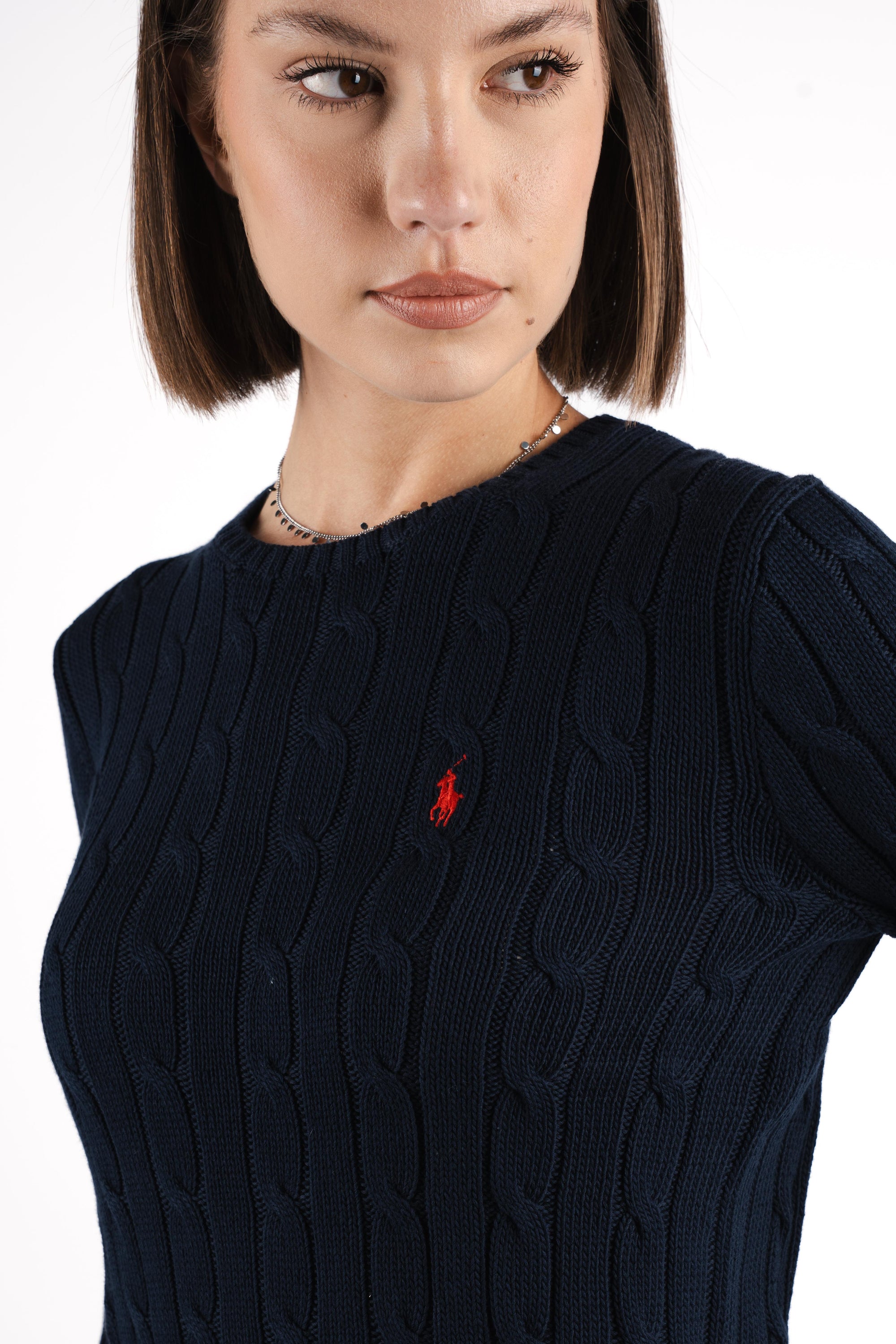Maglia a trecce a girocollo 211971869 008 POLO RALPH LAUREN 