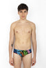 Swim Brief with all-over logo