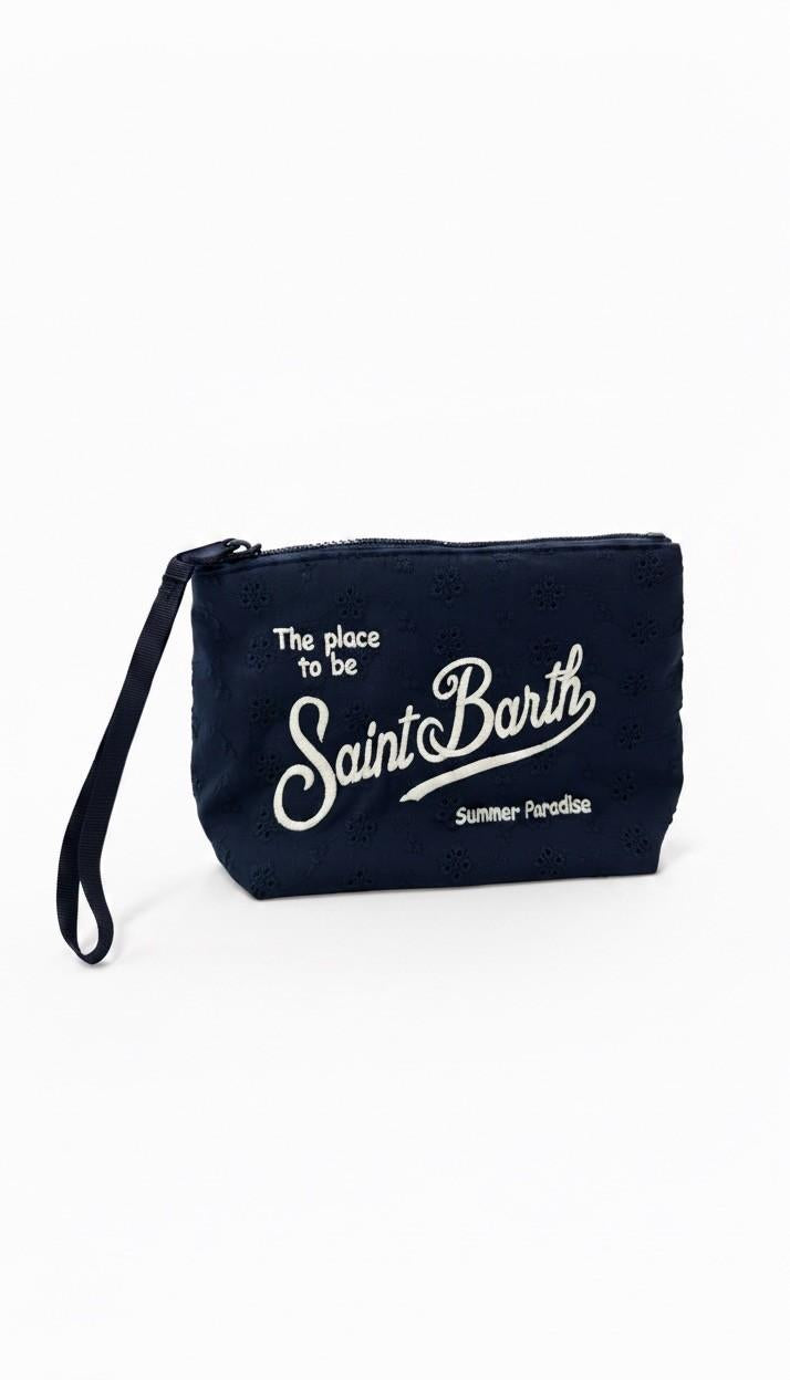 Pochette Aline in cotone sangallo ALI0045W 09238L MC2 SAINT BARTH 