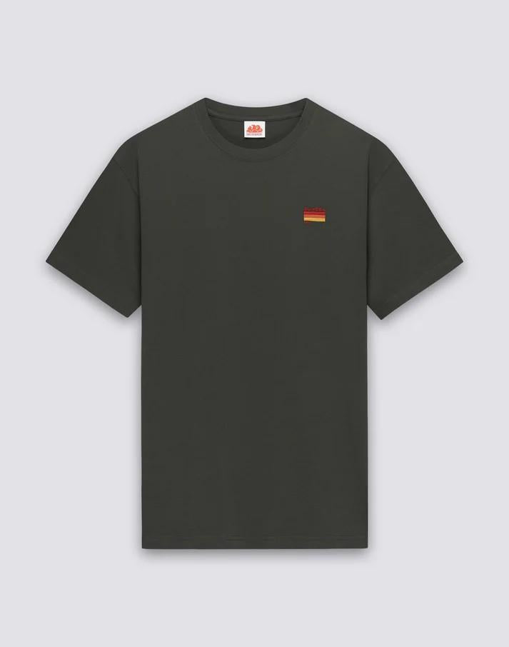 T-shirt con ricamo tricolore M666TEJS800 30201 SUNDEK 