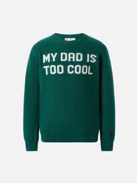 Maglione Douglas con jacquard My dad is too cool DOU0001 01606I MC2 SAINT BARTH 