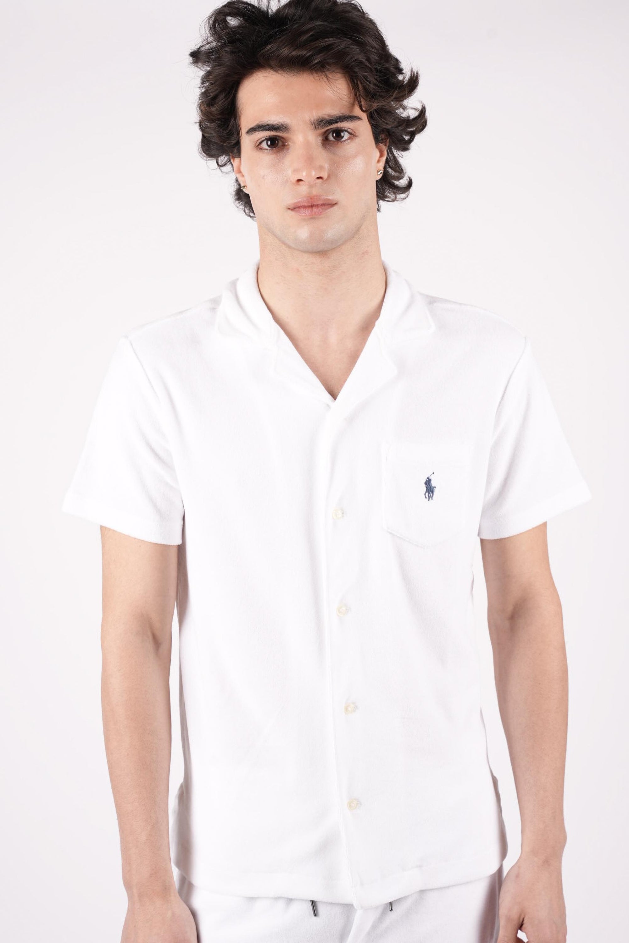 Camicia con logo ricamato 710A12489 004 POLO RALPH LAUREN 