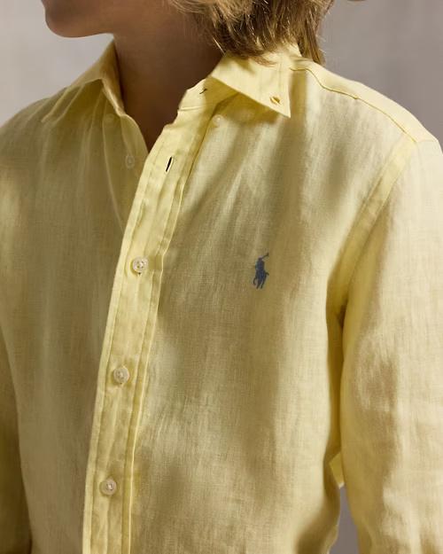 Camicia in lino 323967600 503 POLO RALPH LAUREN 