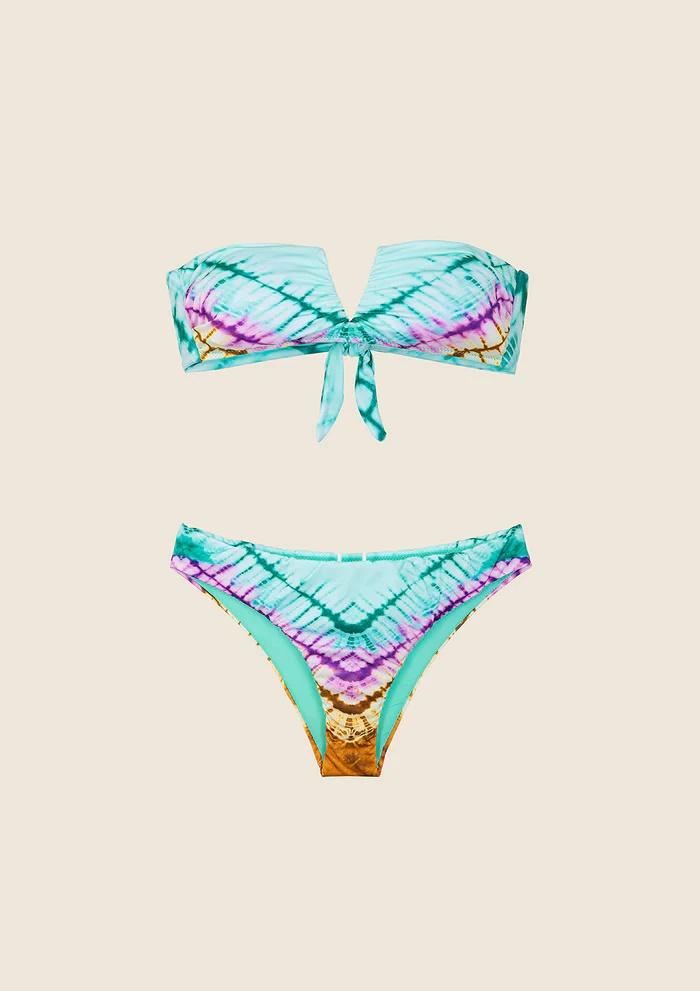 Bikini Fascia a V con Ferretto e Slip Fisso Fantasia 2139X 10 F**K 