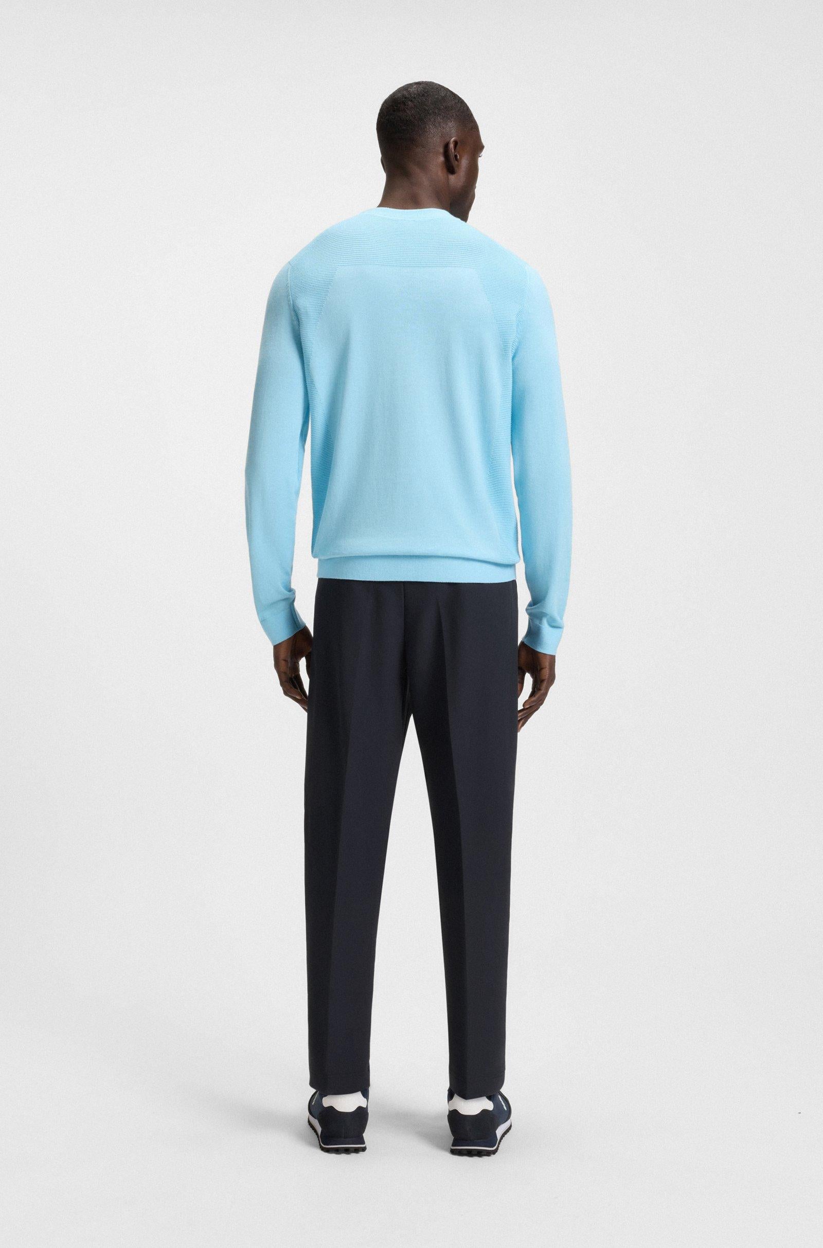 Pantaloni a taglio stretto con finitura idrorepellente 50538179 402 BOSS 