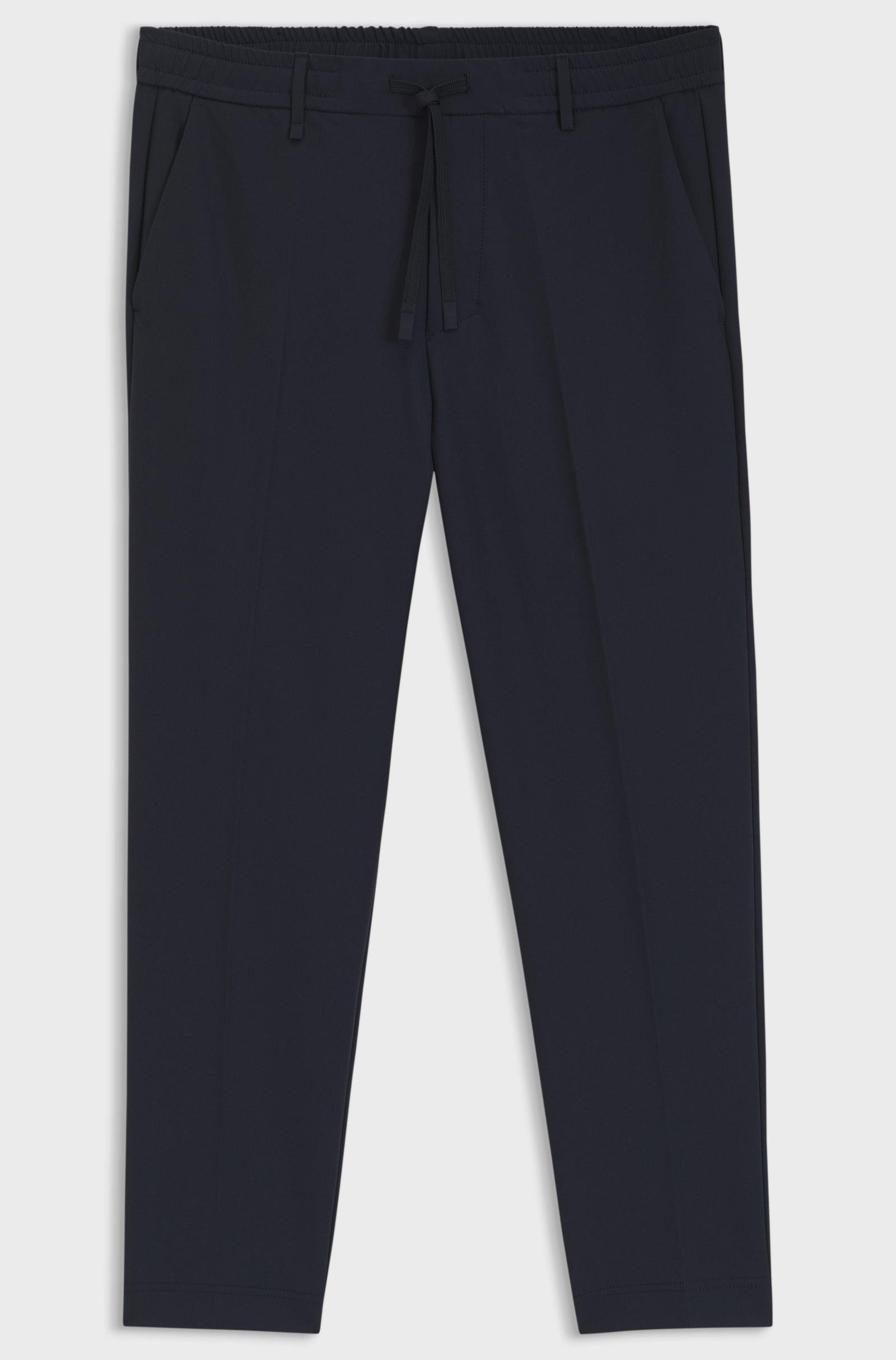 Pantaloni a taglio stretto con finitura idrorepellente 50538179 402 BOSS 