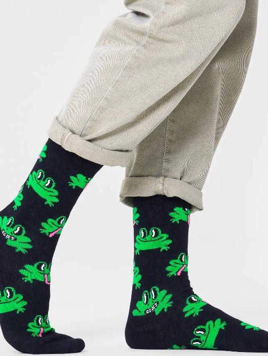 Frog Sock P000062 BLACK HAPPY SOCKS 