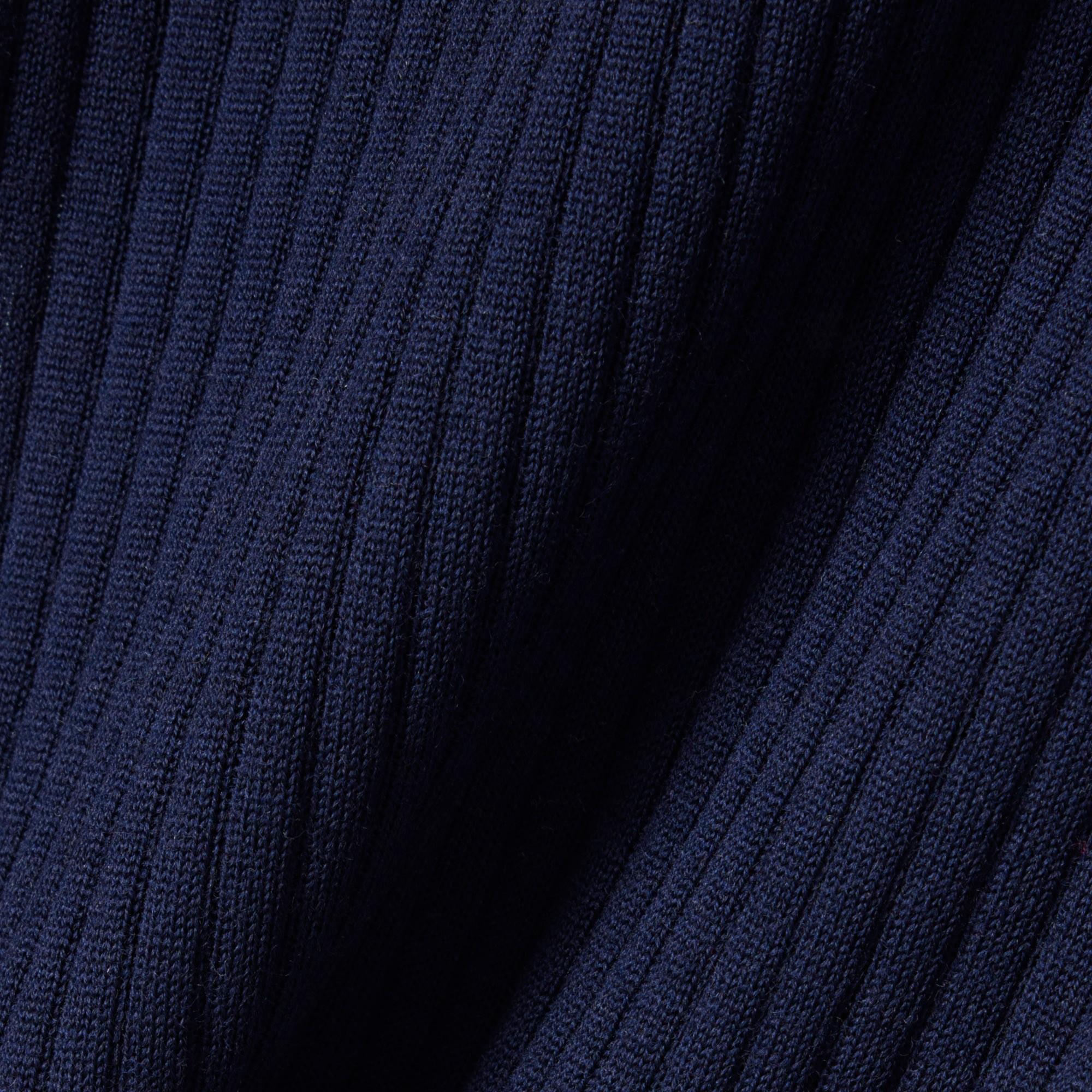 Maglione a maniche corte in lana merinos a coste AF4146 166 LACOSTE 