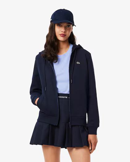 Felpa con cappuccio in pile con zip SF5256 166 LACOSTE 