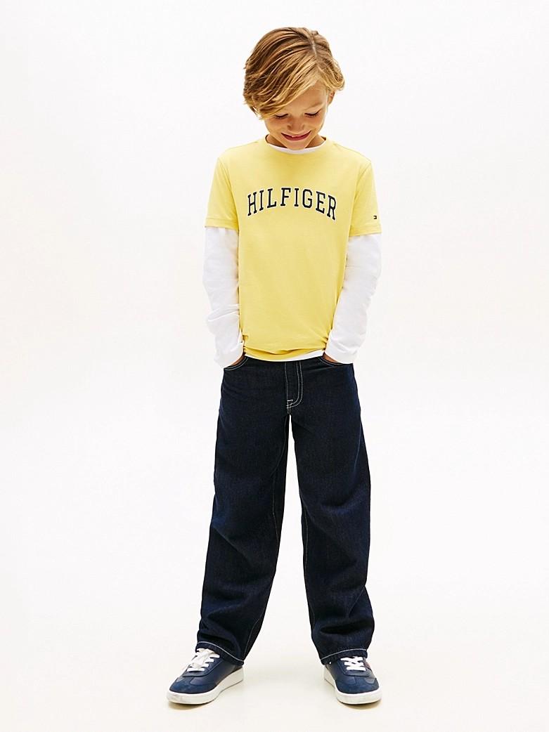 T-shirt in jersey con logo KB0KB10420J ZGP TOMMY HILFIGER 