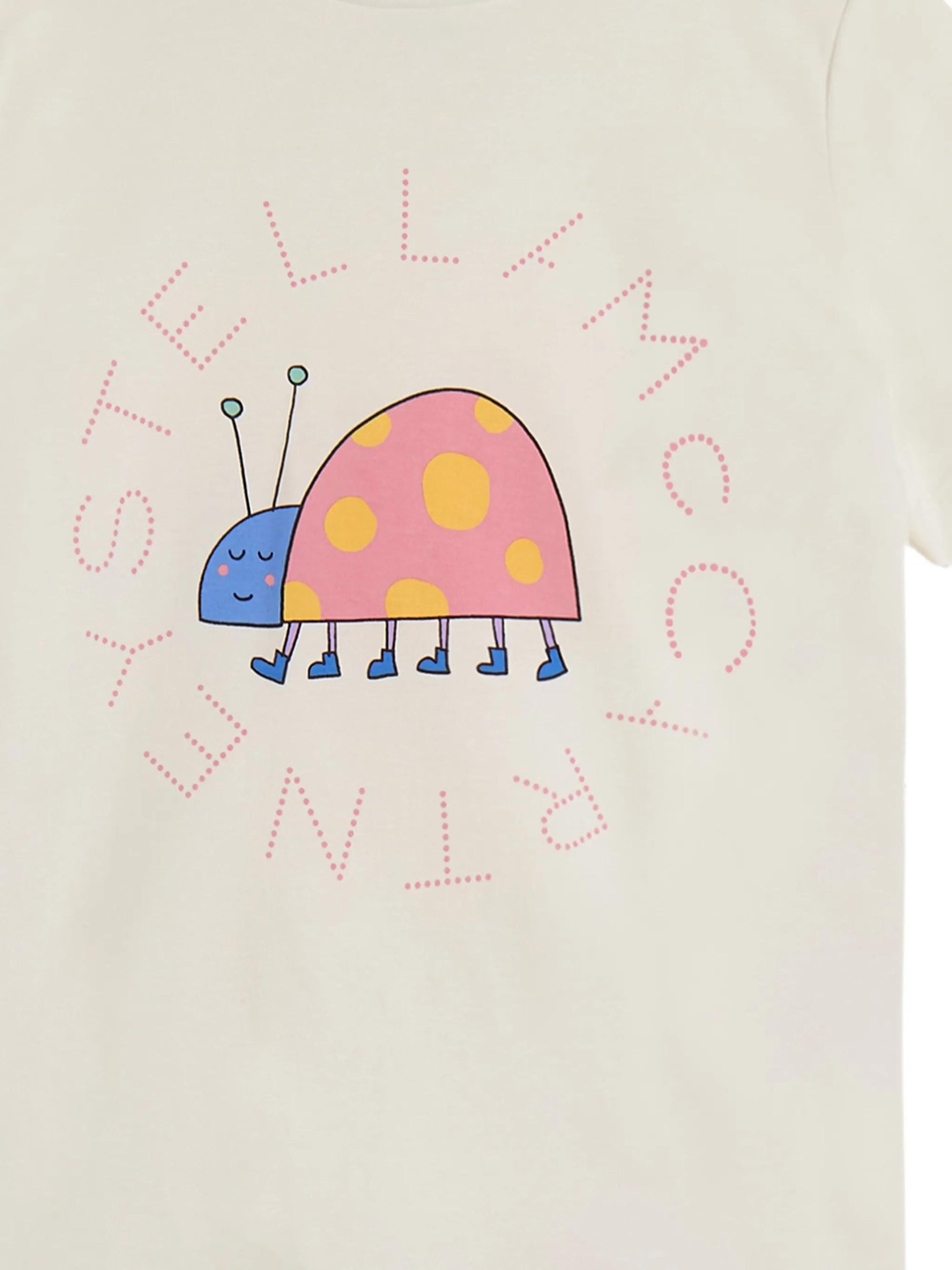 T-shirt girocollo TY8A01Z0434 101 STELLA MCCARTNEY 