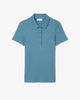 Polo slim fit in cotone a costine