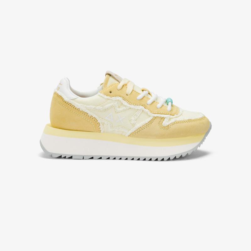 Sneaker in suede e canvas Z35216 32 SUN68 SHOES 