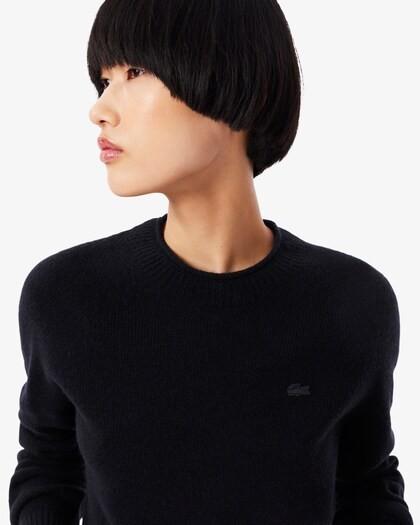 Maglione in lana cardata 3D AF4160 166 LACOSTE 